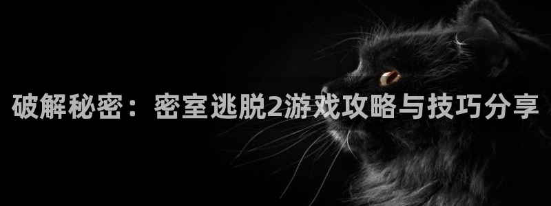 优贝娱乐登陆地址：破解秘密：密室逃脱2游戏攻略与技巧分享